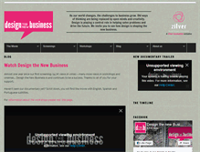 Tablet Screenshot of designthenewbusiness.com